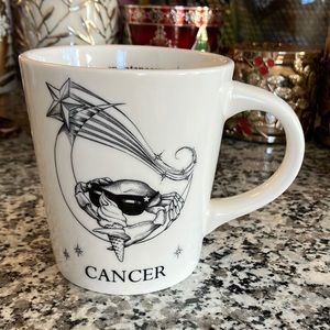 Williams Sonoma “cancer” zodiac mug by artist Rory Dobner